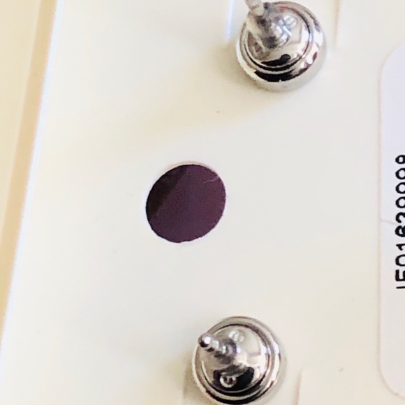 Rose Gold/Silver tone Heart & Arrow Stud Earrings - Picture 7 of 9